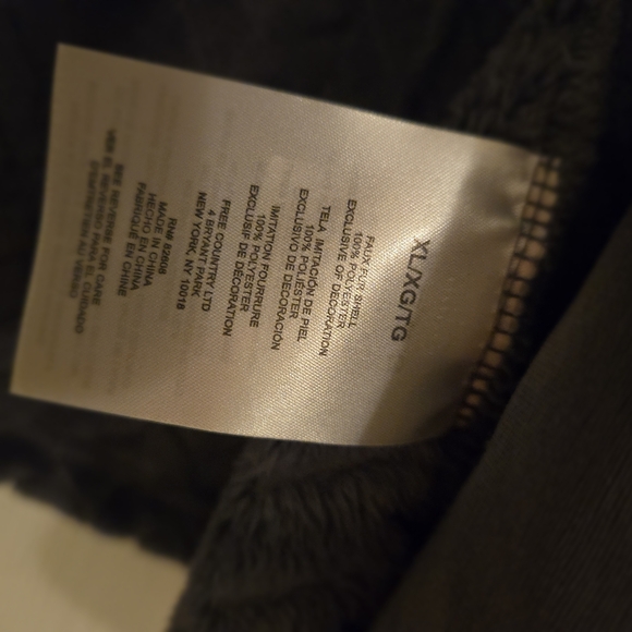 Women’s FREE COUNTRY XL plush jacketBraided Butter Design Like New - Picture 11 of 11